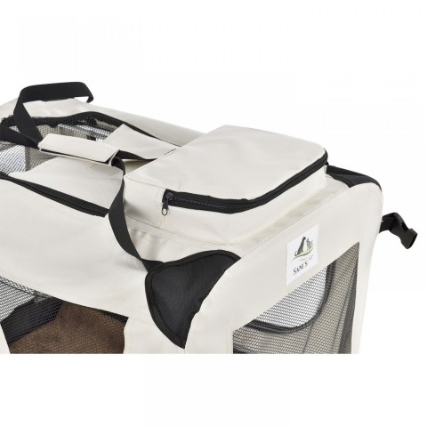 Přepravní box pro psy Lassie 60 x 42 x 44 cm | krémový č.4