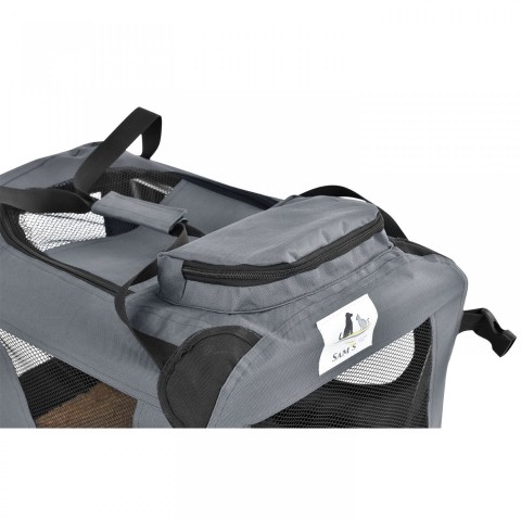 Přepravní box pro psy Lassie 60 x 42 x 44 cm | šedý č.3