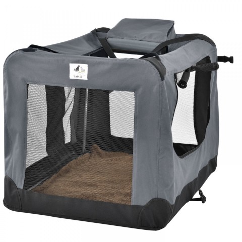 Přepravní box pro psy Lassie 82 x 58 x 58 cm | šedý č.2