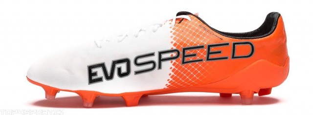 Kopačky Puma evoSPEED SL II FG 10366203 | Black - Whitte - Red | velikost 44 (US 10,5 / UK 9,5) č.2