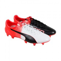 Kopačky Puma evoSPEED SL II FG 10366203 | Black - Whitte - Red | velikost 44 (US 10,5 / UK 9,5) č.1
