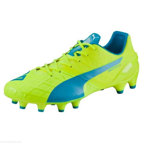 Kopačky lisovky Puma evoSPEED 1.4 FG 10326404 | Yellow | velikost 44,5 (US 11 / UK 10) č.4