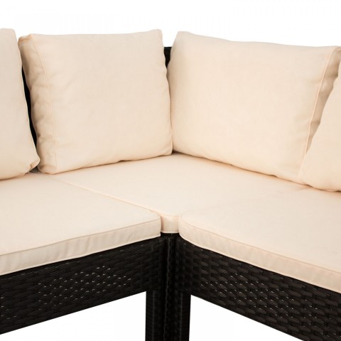 Zahradní polyratanová sestava Santorin | černá č.5