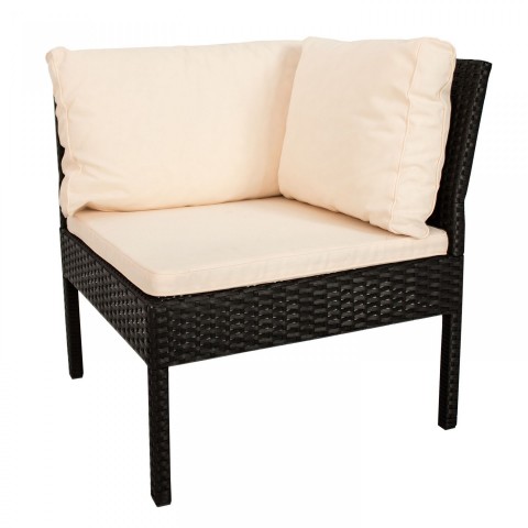 Zahradní polyratanová sestava Santorin | černá č.7