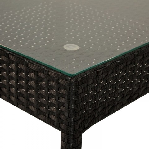 Zahradní polyratanová sestava Santorin | černá č.10