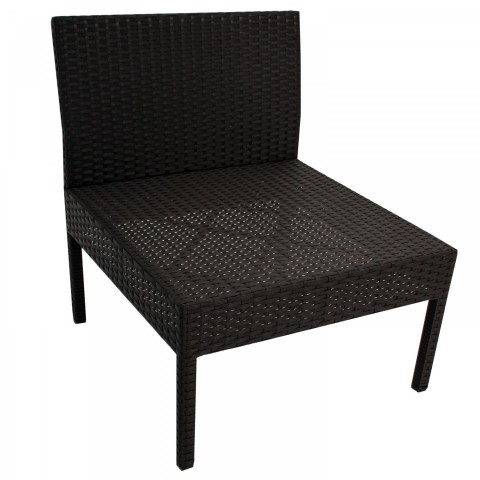 Zahradní polyratanová sestava Santorin | černá č.12