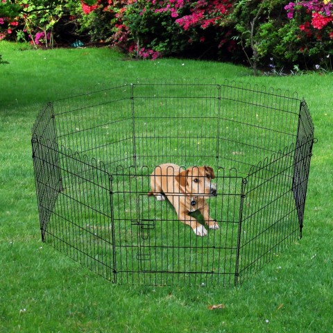 Kovová ohrádka pro štěňata 71 x 76 cm č.5