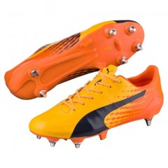 Kopačky Mixy Puma evoSPEED 17 SL-S MX SG 10401102 | Orange - Blue | velikost 42 (US 9 / UK 8) č.1
