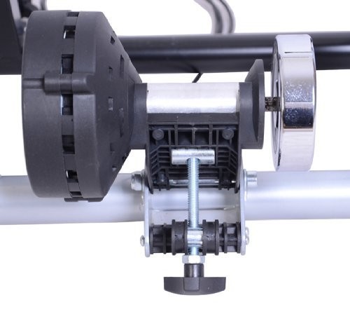Cyklistický trenažér magnetický s regulací | černo-stříbrný č.7