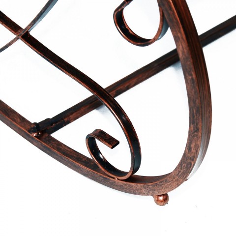 Zahradní houpací křeslo kovové | antik č.5