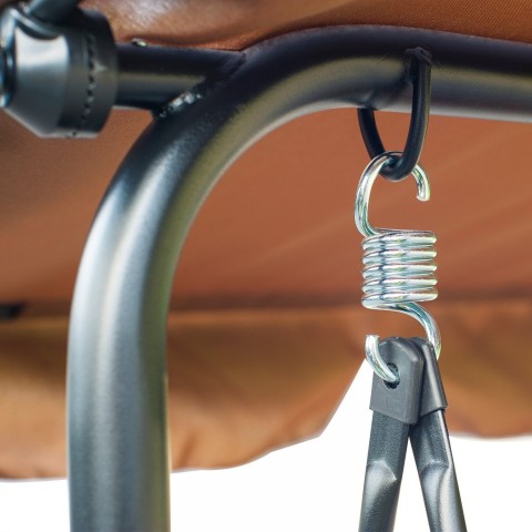 Zahradní houpačka Hollywood | světle hnědá č.4