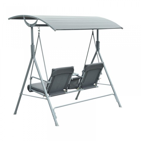 Zahradní houpačka Hollywood | šedá č.5