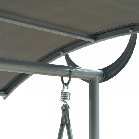 Zahradní houpačka Hollywood | šedá č.6