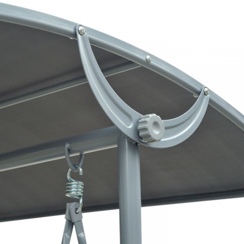 Zahradní houpačka Hollywood | šedá č.7