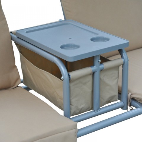 Zahradní houpačka Hollywood | béžová č.4