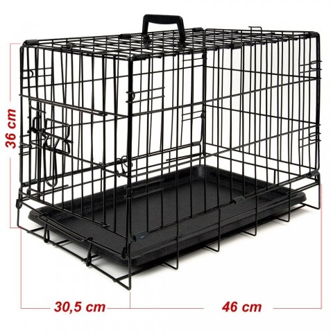 Přepravní box pro psy do auta 46 x 30,5 x 36 cm č.6