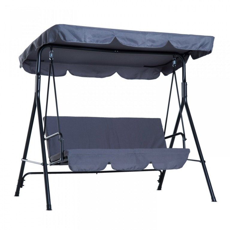 Zahradní houpačka Hollywood | tmavě šedá