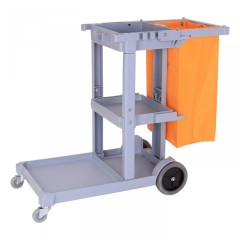 Pojízdný úklidový vozík s držákem na pytle