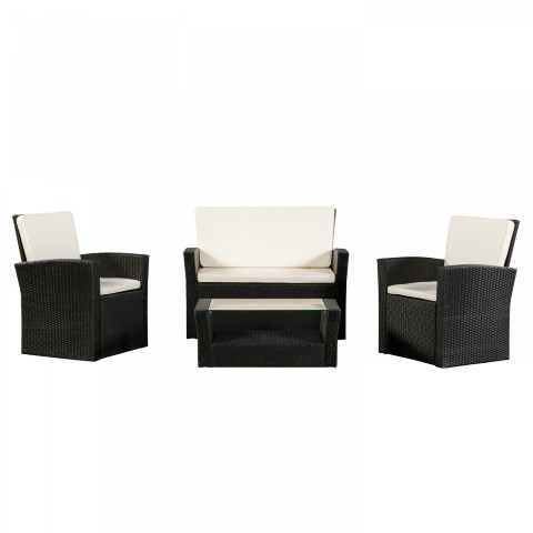 Zahradní polyratanová sestava Salvador | černá č.2