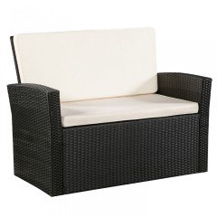 Zahradní polyratanová sestava Salvador | černá č.3