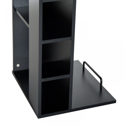 Kancelářský PC stůl 120 x 60 x 75 cm | černý č.4