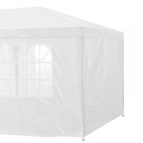 Zahradní párty stan 9 x 3 m s bočnicemi | bílý č.4