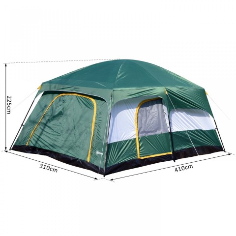 Rodinný stan pro 4-8 osob 410 x 310 x 225 cm | zelený č.9
