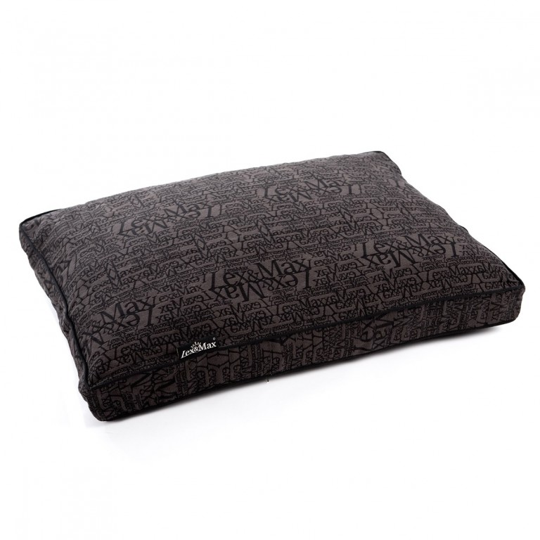 Luxusní pelíšek pro psa Lex & Max Chic 90 x 65 cm | šedý
