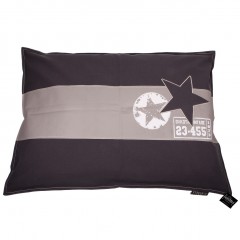 Luxusní polštář pro psa Lex & Max Star 100 x 70 cm | antracit