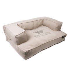 Luxusní pohovka pro psa Lex & Max Boutique 115 x 75 x 35 cm | béžová č.1