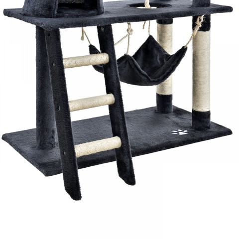 Škrabadlo pro kočky 141x75x40 cm | antracit č.4