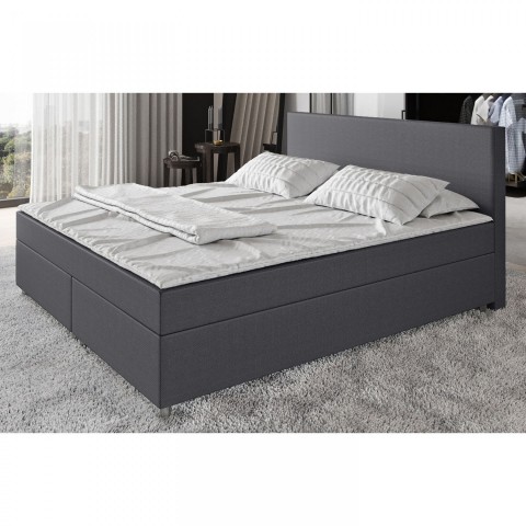 Postel Box Spring Austin 180 x 200 cm | tmavě šedá č.3