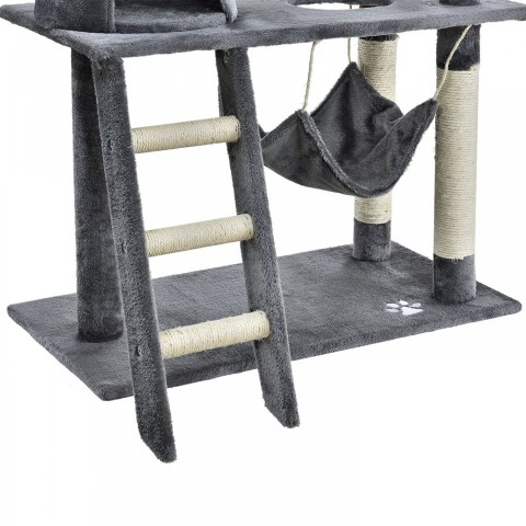 Škrabadlo pro kočky 141x75x40 cm | šedé č.4