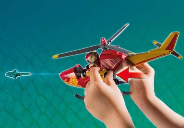 Playmobil 9430 Vrtulník s Pterodactylem č.3