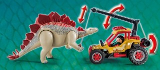 Playmobil 9432 Auto se záchytnou smyčkou na Stegosaura č.2