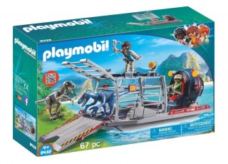 Playmobil 9433 Člun s klecí na dinosaury č.1