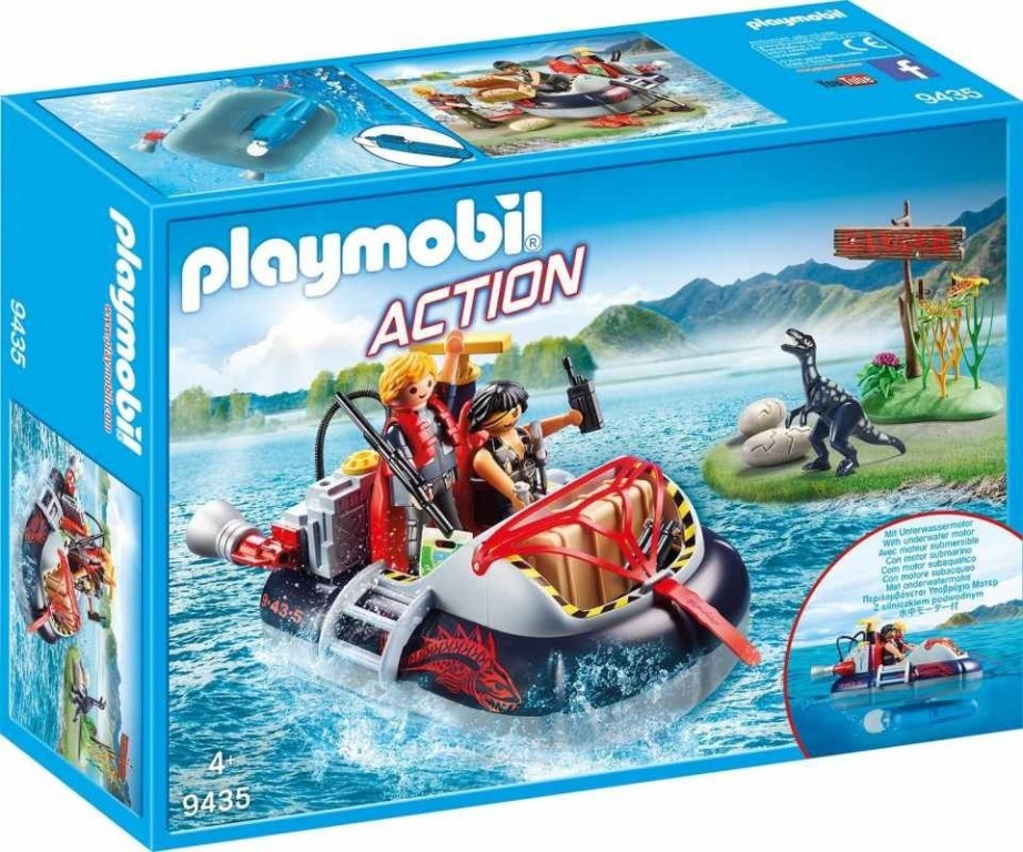Playmobil 9435 Nafukovací vznášedlo s motorem