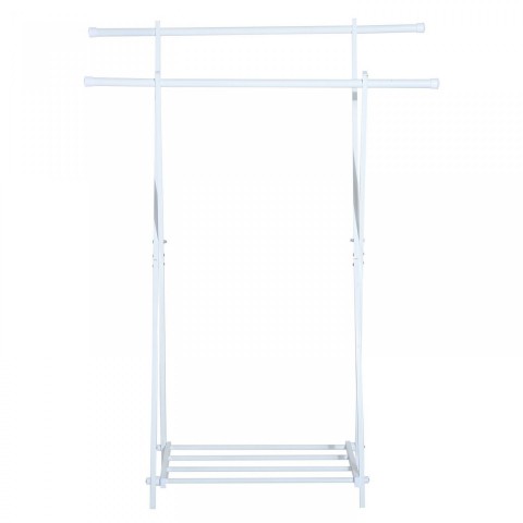 Stojan na oblečení kovový | bílý č.4