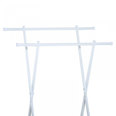 Stojan na oblečení kovový | bílý č.8
