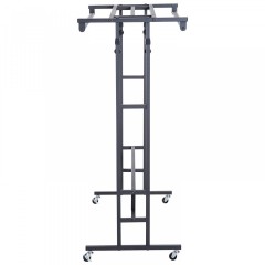 Nastavitelný stojan na oblečení kovový | černý č.2