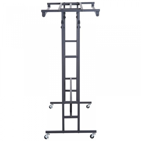 Nastavitelný stojan na oblečení kovový | černý č.2