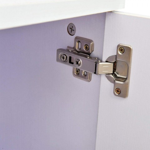 Skříňka s kolečky 60 x 35 x 65 cm | bílá č.4