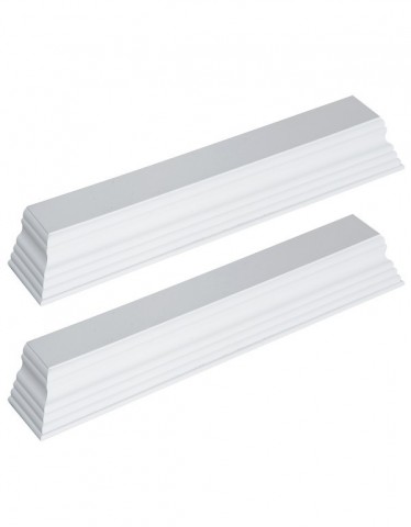 Nástěnná police 2-dílný set | bílá č.3