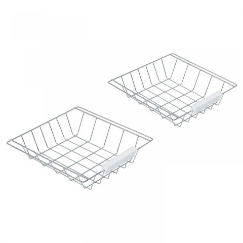 Pojízdná kuchyňská skříňka Roslin | bílá č.5