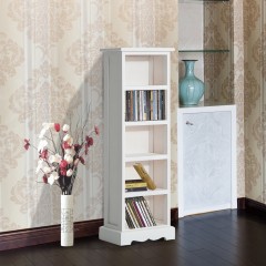 Skříňka s 5 policemi na DVD | bílá č.2