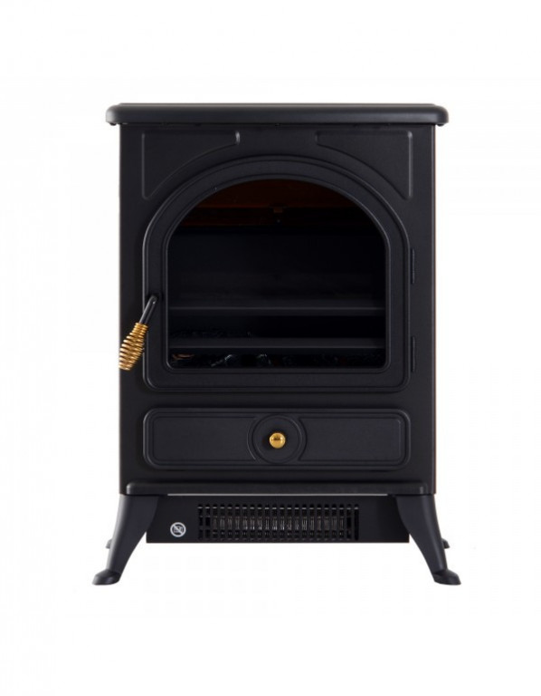 Elektrický krb LED 900/1800W | černý