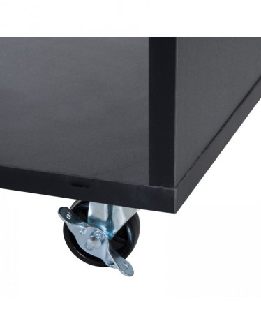 Pojízdná kuchyňská skříňka Olivia | černá č.7