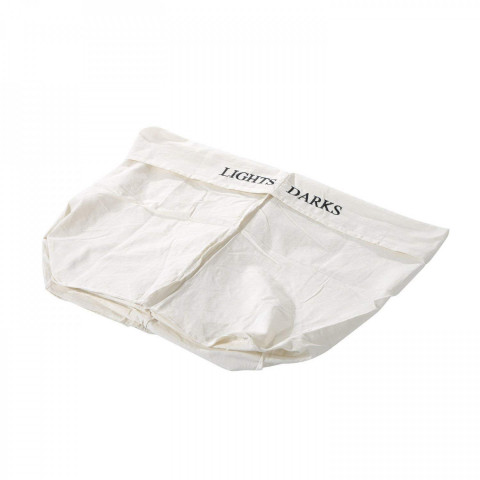 Bambusový koš na prádlo s víkem 100 L | světlý č.7