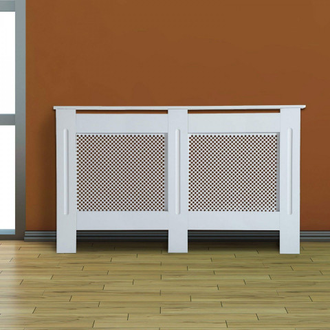 Kryt na radiátor 152 cm MDF | bílý č.2