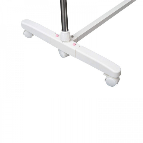 Pojízdný sušák kovový 4 úrovně | stříbrný č.7